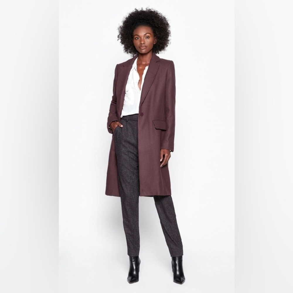 EQUIPMENT FEMME Classic Wool Blend Coat